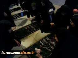 غبارروبی مزار شهدا توسط دانشجومعلمان پردیس