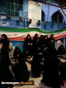 غبارروبی مزار شهدا توسط دانشجومعلمان پردیس