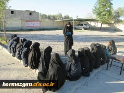 برگزاری اولین اردوی جهادی آموزشی ، فرهنگی دانشجویان پردیس های استان هرمزگان در منطقه محروم بخش هشت بندی از توابع شهرستان میناب 12