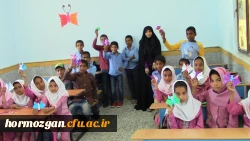 برگزاری اولین اردوی جهادی آموزشی ، فرهنگی دانشجویان پردیس های استان هرمزگان در منطقه محروم بخش هشت بندی از توابع شهرستان میناب 16