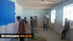 برگزاری اولین اردوی جهادی آموزشی ، فرهنگی دانشجویان پردیس های استان هرمزگان در منطقه محروم بخش هشت بندی از توابع شهرستان میناب 19