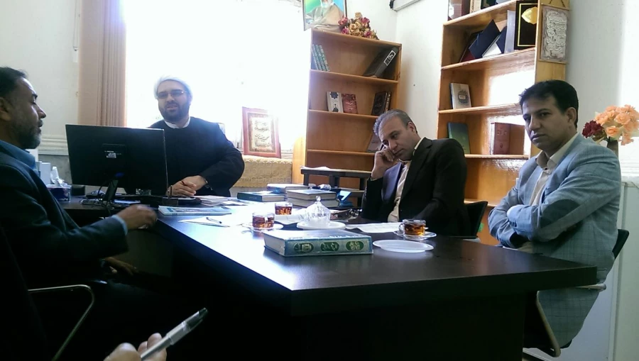 برگزاری جلسه هم اندیشی اعضای گروه آموزشی معارف پردیس های استانی و نماینده دفتر نهاد مقام معظم رهبری 4