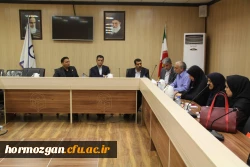 تشکیل نشست مشترک دانشگاه علوم پزشکی بندرعباس و دانشگاه فرهنگیان هرمزگان در جهت اجرایی کردن تفاهم نامه همکاری و تکمیل کارنامه سلامت دانشجویان 3