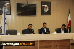 تشکیل نشست مشترک دانشگاه علوم پزشکی بندرعباس و دانشگاه فرهنگیان هرمزگان در جهت اجرایی کردن تفاهم نامه همکاری و تکمیل کارنامه سلامت دانشجویان 4