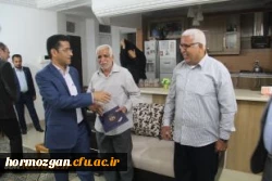 دیدار سرپرست دانشگاه فرهنگیان با خانواده دانشجو معلم شهید ابراهیم تنیده