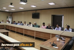 دومین جلسه شورای اداری دانشگاه فرهنگیان هرمزگان در سال 98 تشکیل گردید. 8