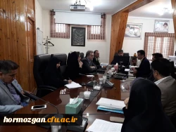 نشست شورای کارورزی دانشگاه فرهنگیان هرمزگان با حضور مدیر کل آموزش و پرورش استان 5