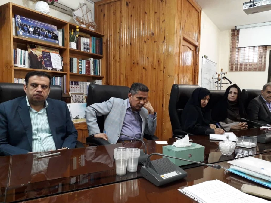 نشست شورای کارورزی دانشگاه فرهنگیان هرمزگان با حضور مدیر کل آموزش و پرورش استان 7