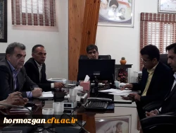 نشست شورای کارورزی دانشگاه فرهنگیان هرمزگان با حضور مدیر کل آموزش و پرورش استان 8