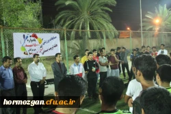 شروع مسابقات ورزشی دانشگاه فرهنگیان هرمزگان یاد واره 1500 شهید استان هرمزگان 2