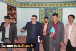بازدید دکتر انصاری راد معاون دانشجویی دانشگاه فرهنگیان از پردیس ها و واحدهای تابعه دانشگاه فرهنگان هرمزگان 6
