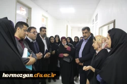 بازدید دکتر انصاری راد معاون دانشجویی دانشگاه فرهنگیان از پردیس ها و واحدهای تابعه دانشگاه فرهنگان هرمزگان 10