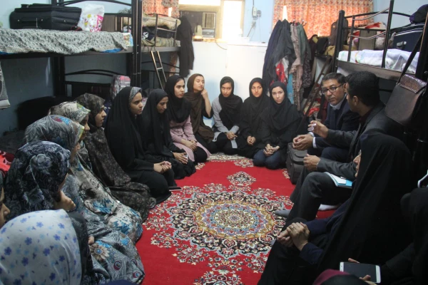 بازدید دکتر انصاری راد معاون دانشجویی دانشگاه فرهنگیان از پردیس ها و واحدهای تابعه دانشگاه فرهنگان هرمزگان 11