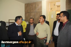 بازدید دکتر انصاری راد معاون دانشجویی دانشگاه فرهنگیان از پردیس ها و واحدهای تابعه دانشگاه فرهنگان هرمزگان 9