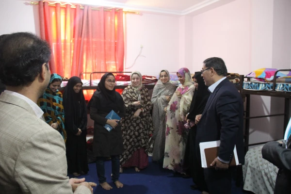 بازدید دکتر انصاری راد معاون دانشجویی دانشگاه فرهنگیان از پردیس ها و واحدهای تابعه دانشگاه فرهنگان هرمزگان 14