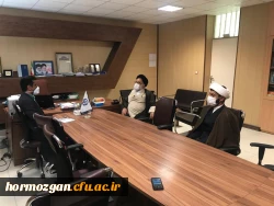 نشست مشترک هم اندیشی فعالیت های فرهنگی دانشگاه فرهنگیان هرمزگان با رییس دفتر نهاد نمایندگی مقام معظم رهبری1