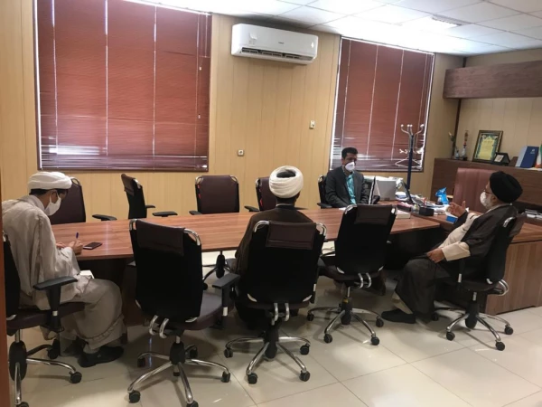 نشست مشترک هم اندیشی فعالیت های فرهنگی دانشگاه فرهنگیان هرمزگان با رییس دفتر نهاد نمایندگی مقام معظم رهبری2