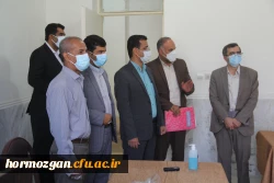 بازدید نماینده وزارت آموزش و پرورش از روند مصاحبه آزمون استخدامی سال 99 در دانشگاه فرهنگیان هرمزگان 2