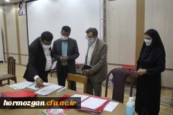 بازدید نماینده وزارت آموزش و پرورش از روند مصاحبه آزمون استخدامی سال 99 در دانشگاه فرهنگیان هرمزگان 5