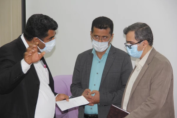 بازدید نماینده وزارت آموزش و پرورش از روند مصاحبه آزمون استخدامی سال 99 در دانشگاه فرهنگیان هرمزگان 3