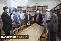 با حضور دکتر انصاری راد معاون دانشجویی دانشگاه فرهنگیان پروژه های عمرانی و تجهیزاتی دانشگاه فرهنگیان هرمزگان مورد بهره برداری قرار گرفت . 6