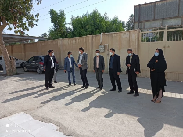 بازدید دکتر مصلحی مدیرکل طرح و برنامه دانشگاه فرهنگیان از پروژه های عمرانی دانشگاه فرهنگیان هرمزگان 10