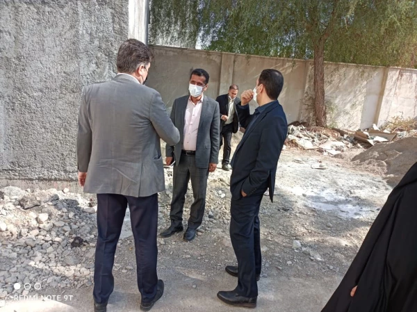 بازدید دکتر مصلحی مدیرکل طرح و برنامه دانشگاه فرهنگیان از پروژه های عمرانی دانشگاه فرهنگیان هرمزگان 12