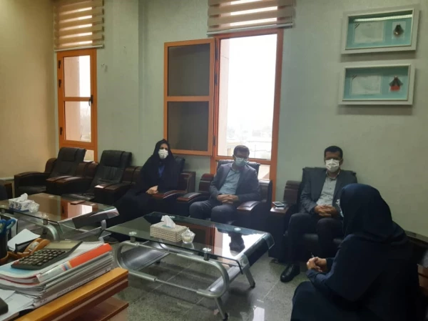 نشست سرپرست مدیریت امور پردیس های استان هرمزگان و مدیرکل کانون پرورش فکری کودکان و نوجوانان استان 5