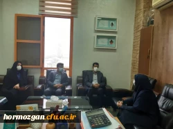 نشست سرپرست مدیریت امور پردیس های استان هرمزگان و مدیرکل کانون پرورش فکری کودکان و نوجوانان استان 7