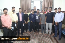 حضور سرپرست مدیریت امورپردیس های استان هرمزگان در جمع دانشجویان ساکن در سراهای دانشجویی پردیس شهید بهشتی 3