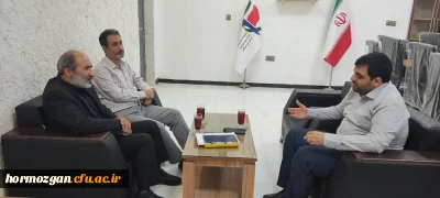   دیدار رئیس دانشگاه فرهنگیان استان هرمزگان با فرمانده ناحیه بسیج دانشجویی استان