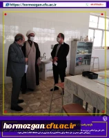 بازدید ریاست پارک علم و فناوری هرمزگان از مجموعه آزمایشگاهی دانشگاه فرهنگیان هرمزگان 2