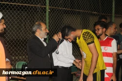 برگزاری فینال مسابقات فوتبال دانشجویی دانشگاه فرهنگیان هرمزگان 5