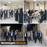  حضوراستاندار محترم هرمزگان از پردیس فاطمه الزهرا سلام الله علیها دانشگاه فرهنگیان هرمزگان  2