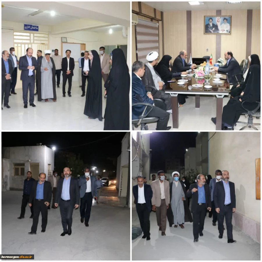  حضوراستاندار محترم هرمزگان از پردیس فاطمه الزهرا سلام الله علیها دانشگاه فرهنگیان هرمزگان  2