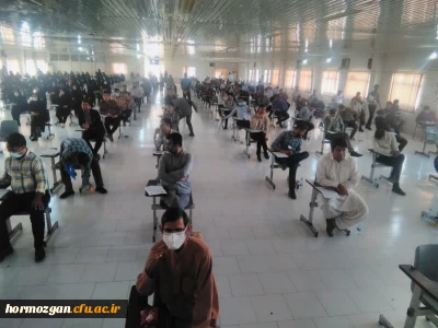  روند برگزاری آزمون جامع اصلح در دانشگاه فرهنگیان استان هرمزگان