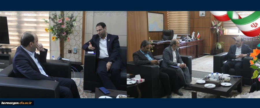 دیدار دکتر صحرایی بااستاندار هرمزگان