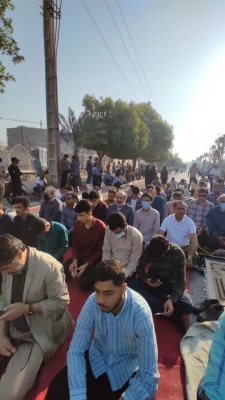 شرکت در نماز پر فیض عید فطر ، به همت بسیج دانشجویی دانشگاه فرهنگیان هرمزگان 3