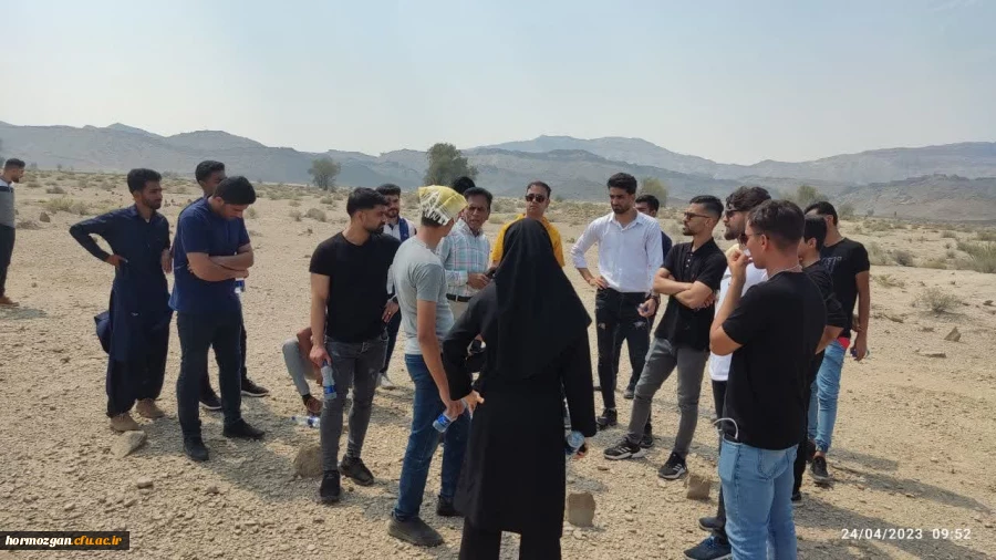 اردو یک روزه گروه آموزش جغرافیا دانشگاه فرهنگیان هرمزگان به شهرستان فین در استان هرمزگان  4