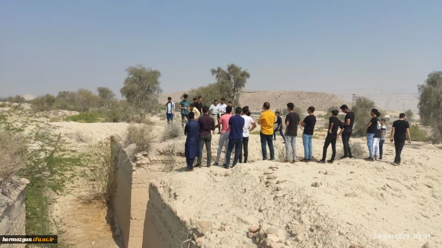 اردو یک روزه گروه آموزش جغرافیا دانشگاه فرهنگیان هرمزگان به شهرستان فین در استان هرمزگان  5