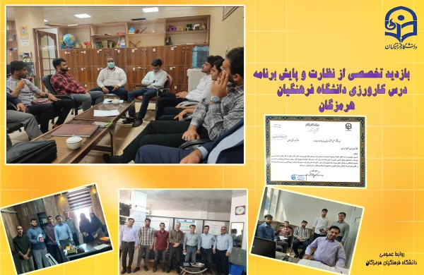 بازدید تخصصی از نظارت و پایش برنامه درسی کارورزی دانشگاه فرهنگیان استان هرمزگان 2