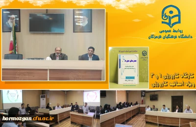  کارگاه کارورزی  1 و 3  ویژه اساتید کارورزی در دانشگاه فرهنگیان هرمزگان