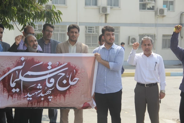 اجتماع دانشجو معلمان و اساتید دانشگاه فرهنگیان بندرعباس در محکومیت حمله رژیم صهیونیستی به بیمارستان غزه 10