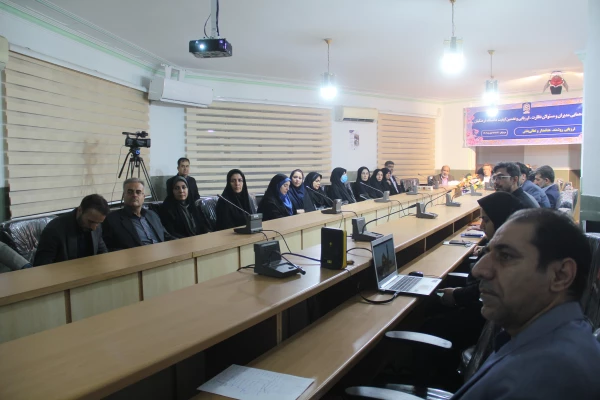 افتتاحیه گردهمایی مدیران و مسئولان نظارت، ارزیابی و تضمین کیفیت دانشگاه فرهنگیان سراسر کشور هم اکنون در شامگاه سه شنبه ۲۳ آبان ماه ۱۴۰۲ با حضور کارکنان و مدیران مرکز نظارت ارزیابی و تضمین کیفیت سازمان مرکزی و همه ی مسئولان نظارت مدیریت های استانی به میزبا