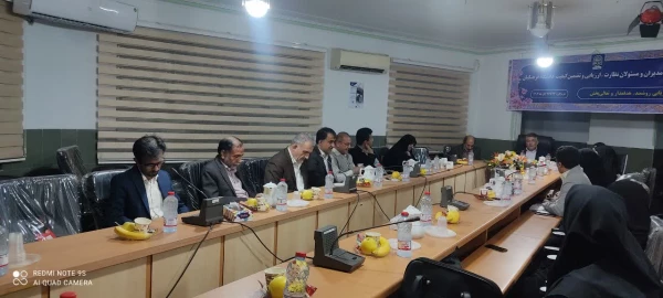 برپایی نخستین حلقه بهبود کیفیت اعضا هیات علمی دانشگاه با حضور رییس مرکز نظارت، ارزیابی و تضمین کیفیت دانشگاه و تمام اعضای هیات علمی دانشگاه فرهنگیان استان هرمزگان 7