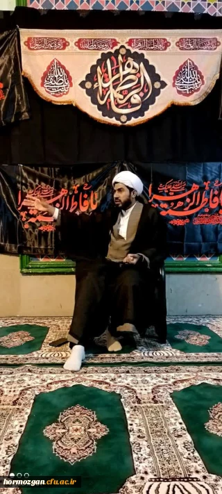 مراسم هیئت هفتگی ویژه ایام فاطمیه(س) درپردیس مرکز تابعه رودان