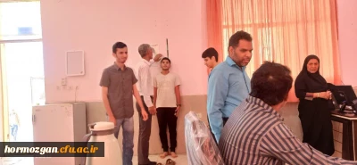  تست غربالگری دیابت و فشارخون ،کارکنان ودانشجویان دانشگاه فرهنگیان رودان