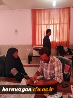  تست غربالگری دیابت و فشارخون ،کارکنان ودانشجویان دانشگاه فرهنگیان رودان 4