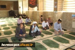 برگزاری مراسم پرفیض و روح بخش زیارت عاشورا  بمناسبت شهادت حضرت فاطمه الزهرا (س) در دانشگاه فرهنگیان هرمزگان 2