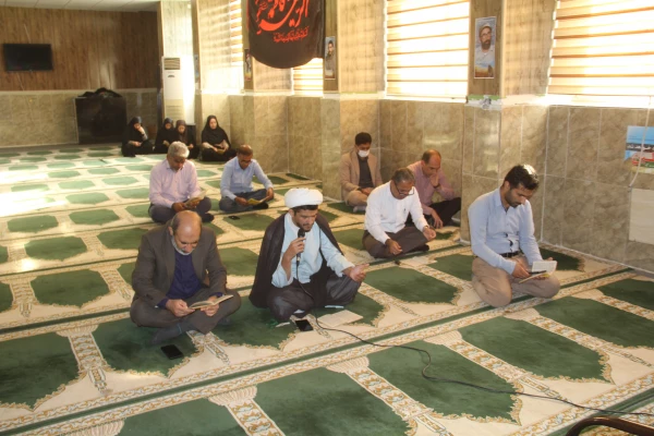 برگزاری مراسم پرفیض و روح بخش زیارت عاشورا  بمناسبت شهادت حضرت فاطمه الزهرا (س) در دانشگاه فرهنگیان هرمزگان 2